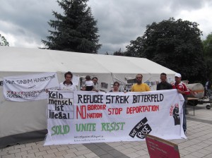 گزارش کمپین اعتراضی پناهجویان در آلمان
